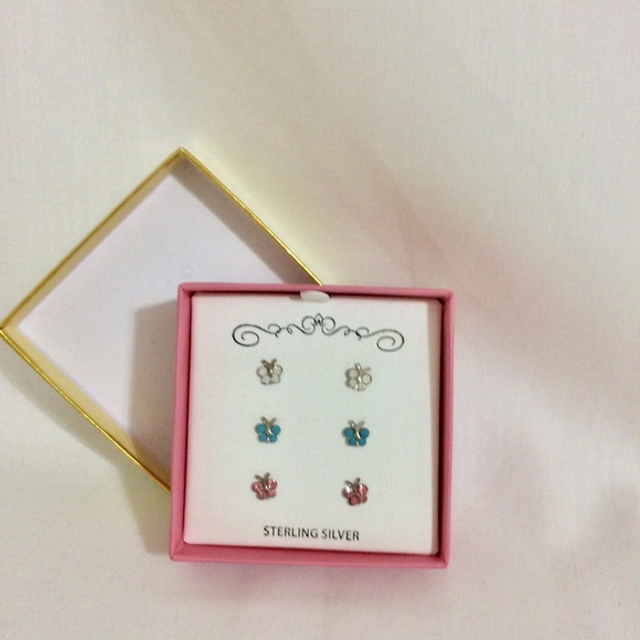 Children's Butterfly Earring Set - Picture 1 of 1